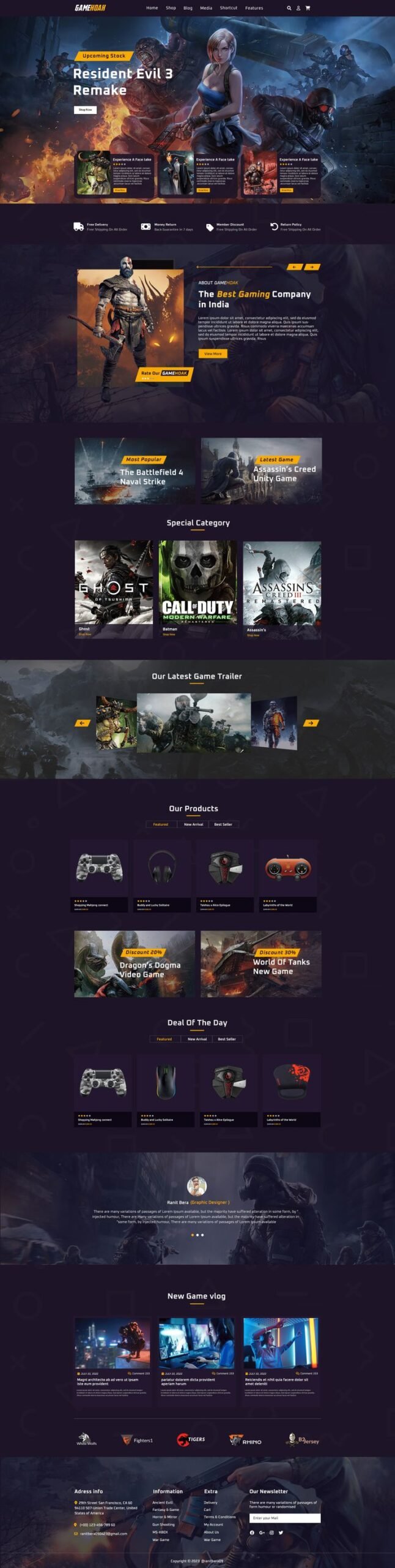 Gaming Projects __ Photos, videos, logos, illustrations and branding